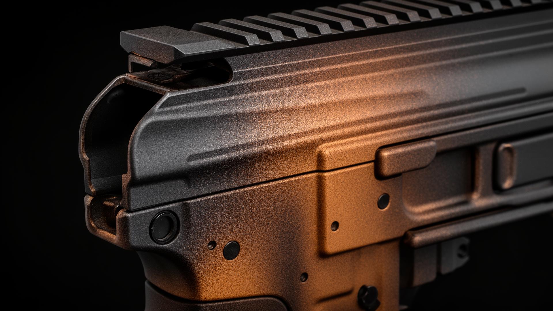 Custom Cerakote bronze finish